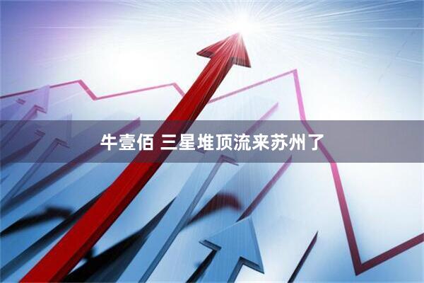 牛壹佰 三星堆顶流来苏州了