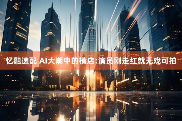 忆融速配 AI大潮中的横店:演员刚走红就无戏可拍