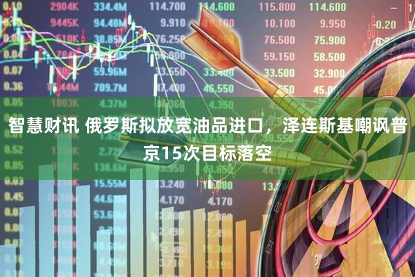 智慧财讯 俄罗斯拟放宽油品进口，泽连斯基嘲讽普京15次目标落空