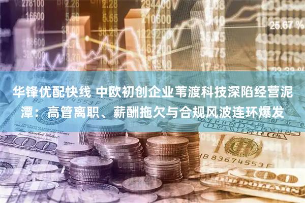 华锋优配快线 中欧初创企业苇渡科技深陷经营泥潭：高管离职、薪酬拖欠与合规风波连环爆发